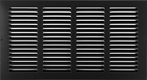 HVAC Premium 14'' x 8'' Flat Stamped Steel Return Air Grille by HVACPremium