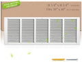 30x10 Steel Return Air Grille, Fits 30"W x 10"H Duct Opening by SmartSolutionsforHome