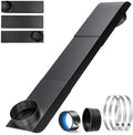4" Periscope Dryer Vent, Upgraded 29-45" Slim Offset Adjustable Duct, Stainless by Ajonrkwm