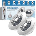 Hibbent 2 Pack Metal Kitchen Sink Drain Strainer and Stopper, Transparent by Hibbent