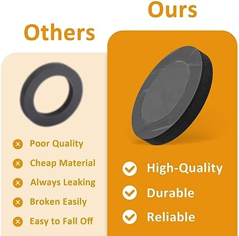 Wall Hung Toilet Gasket, Z1210-57 Neoprene Gasket Black Color - Image 4