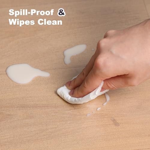 3'×3' Frosted Clear Waterproof Area Mat - Image 3