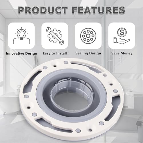 Toilet Flange Repair Kit, Universal Toilet Flange Toilet Repair and Installation - Image 3
