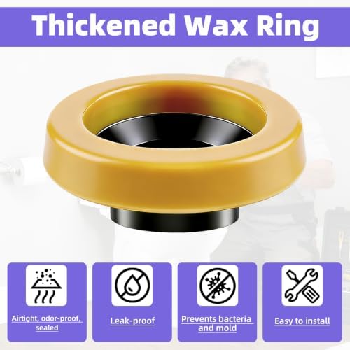 Soujkooy 3Pcs Toilet Wax Ring Kit - Image 5