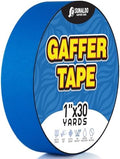 Gaffers Tape Heavy Duty, Easy Rip, No Residue | Blue by Unknown