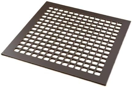 "Reggio Register Square Series Pattern Floor Grille, Oil-Rubbed Bronze Steel by ReggioRegisterCompanyLLC