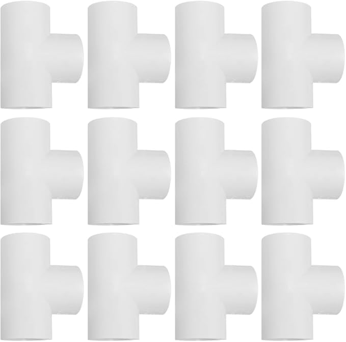 3 Way Flush 3/4 SCH40 TEE PVC Fitting Pipe Connector - Image 2