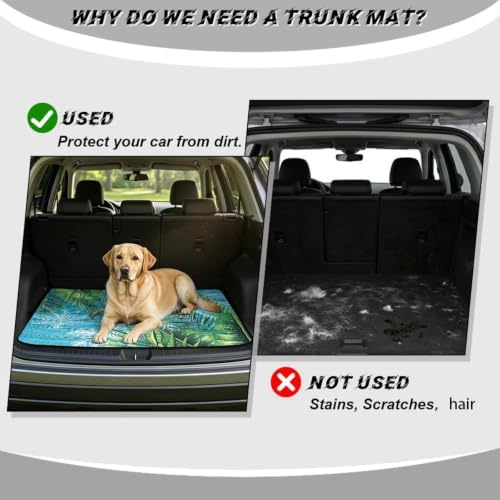 ELEQIN Tropical Palm Leaf Sea Turtle Trunk Mats - Image 4