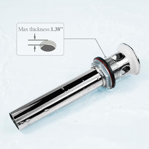 WiseWater 2 Pack Grid Bathroom Sink Drain - Image 3
