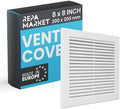 Repa Market 8 x 8 Inch White Square Air Vent Cover by RepaMarket