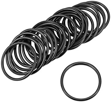 uxcell Nitrile Rubber O-Rings 37mm OD 32mm ID 2.5mm Width, Metric Nitrile by uxcell