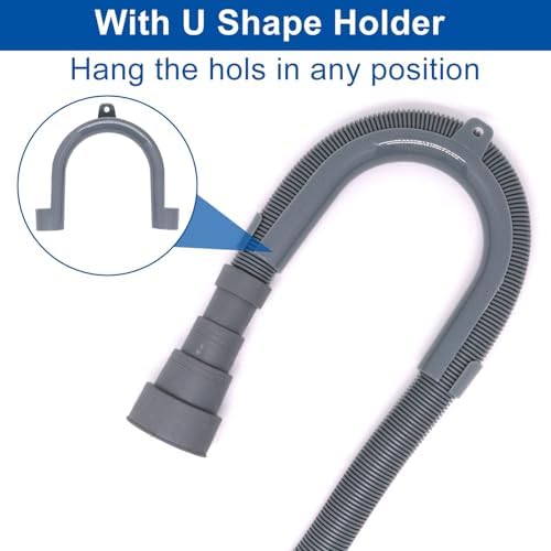 5ft Washing Machine Drain Tube Extension, Corrugated Drain Pipe Univerdal - Image 5