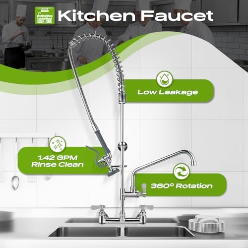 47" Height Commercial Sink Faucet - Image 2