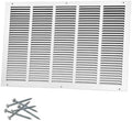 Howeall 25"W x 16"H Steel Return Air Grille, Air Return Vent Cover by Howeall