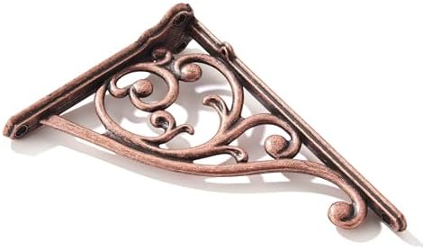Khtumeware Ornate Decorative Shelf Brackets, 12 inch Big wall Mounted Shelving - Image 3