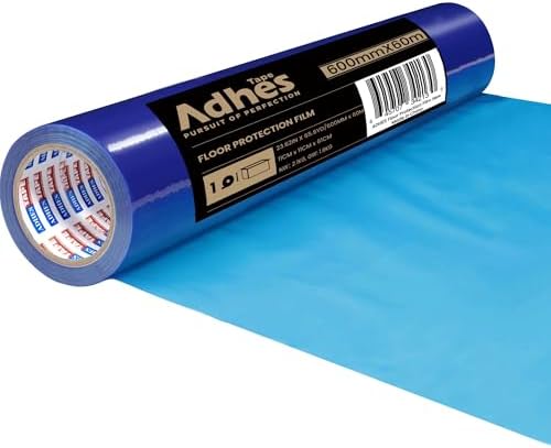 ADHES Floor Protection Film 24” x 200’ Self Adhesive Floor Protector by ADHESTAPEPERSUITOFPERFECTION