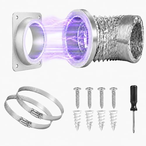 Magnetic Dryer Vent Connector Kit, Upgraded Hold, 3.3FT Hose by Unknown