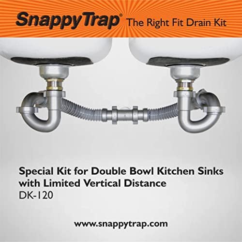 Snappy Trap Special Double Kitchen Sink Drain Kit - Image 2