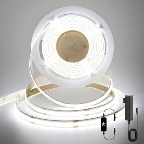 Pandery COB LED Strip, LED Strip Lights 3M/9.84ft, Touch Dimmable LED Strips by PanderyCOBLightUPYourLife