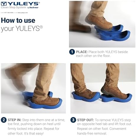 HexArmor YULEYS, Hands-Free Reusable Work Boot & Shoe Covers - Image 6