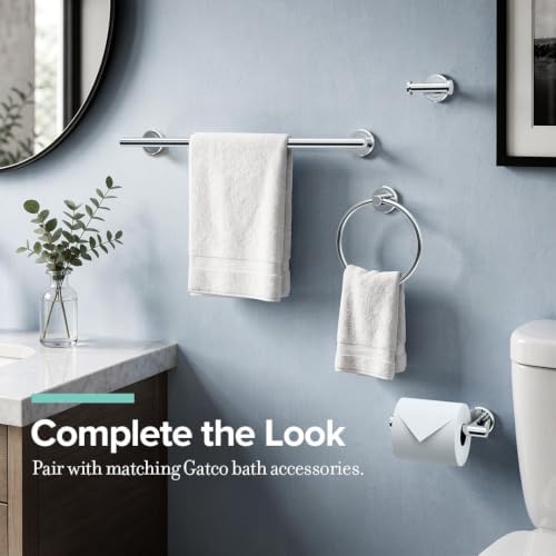 Gatco 4242 Latitude II Towel Ring | Modern Hand Towel Holder - Image 5