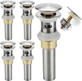Rockgoya Bathroom Sink Drain, 5 Pack Drain Stopper Bathroom Sink by Rockgoya