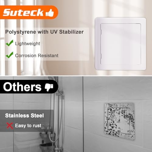 Suteck Plastic Access Panel for Drywall & Ceiling 22 x 22 Inch - Image 3