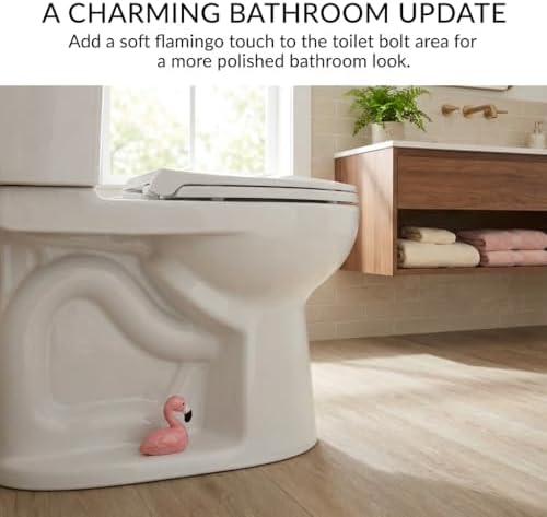 Flamingo Ceramic Toilet Bolt Covers Decorative - Image 6