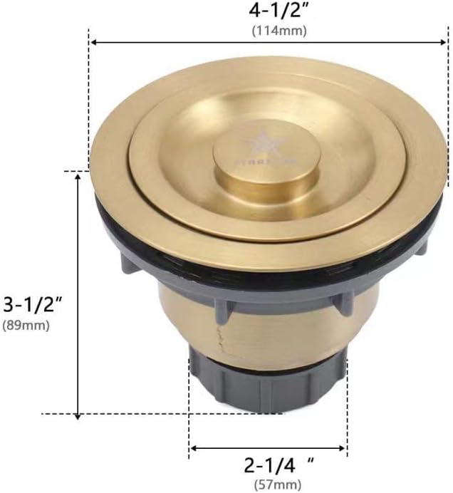 STARSTAR Kitchen Sink Flange Stopper Garbage Disposal Flange - Image 3