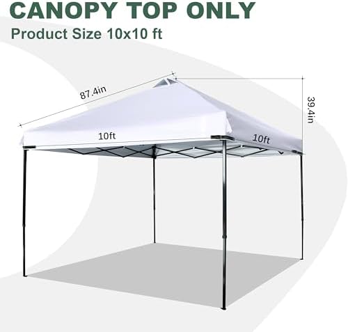 10x10 Canopy Replacement Top - Image 2