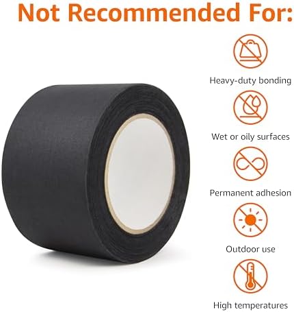 Amazon Basics No Residue, Non-Reflective Gaffers Tape - Image 4