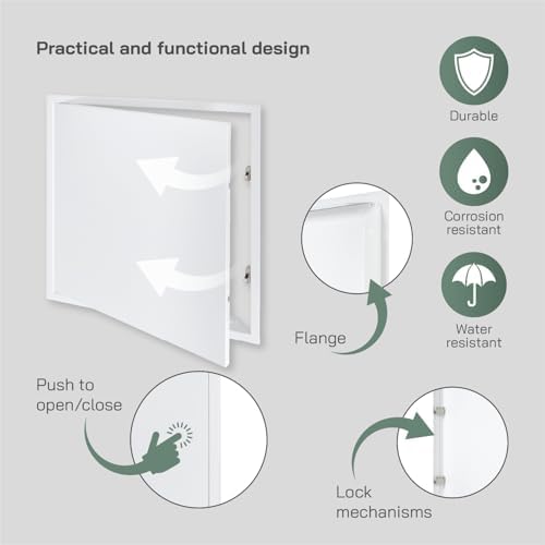 Vent Systems 20'' x 20'' Inch White Metal Access Panel - Image 4