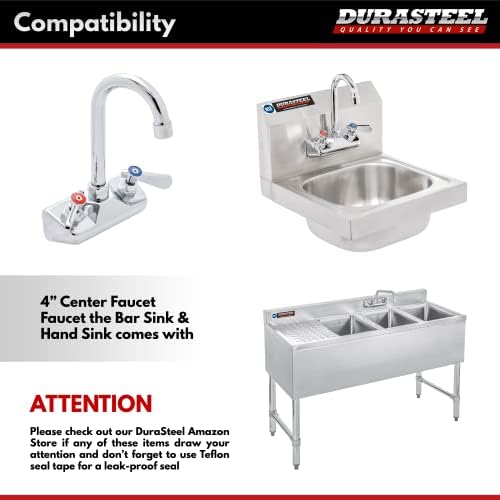 DuraSteel Wall Mount Faucet 90-Degree Elbow - Image 6