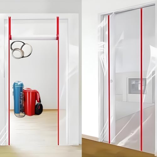 4 Pack Heavy Duty Dust Protector Zipper, 7 Ft Long x 3 in Wide - Image 6