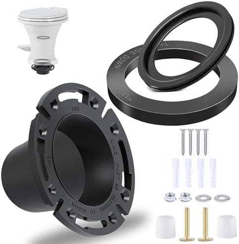 RV Toilet Seal and 3" Socket Floor Flange Kit by Unknown