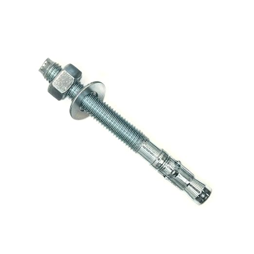 MIGHTY FASTENERS Zinc-Plated Steel Wedge Anchors, 5/8" X 6" by We%E2%80%99reFastenedtoYourNeeds