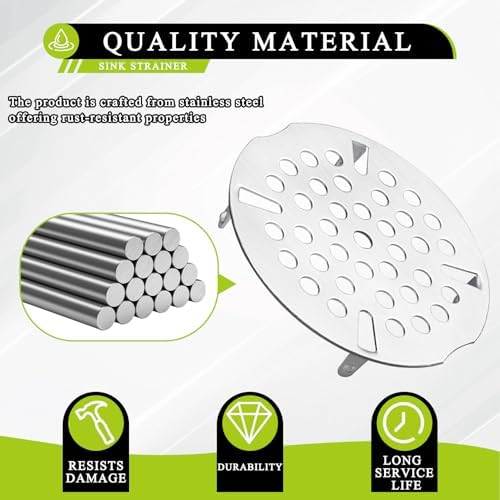 3-Pack 3.5 Inch Sink Drain Cover Fits Most of 3-Tier Sinks - Image 6