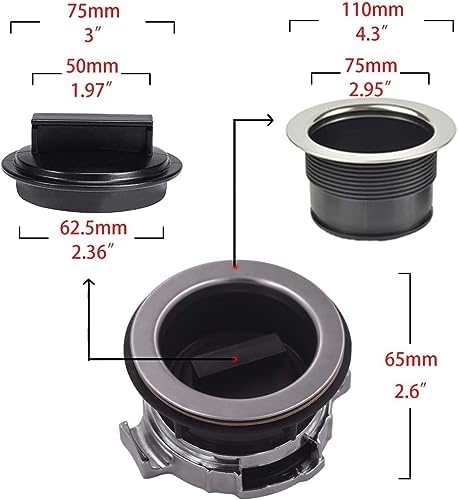 8Pcs/Set Garbage Disposal Sink Flange Kit and Stopper - Image 3