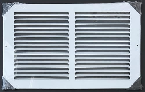 Fits 14x8 Duct Opening Stamped Steel Return Air Grille Vent Cover Grille - Image 2