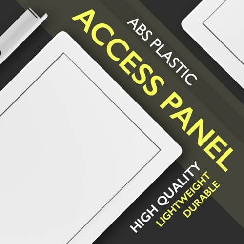 8x12 Access Panel for Drywall and Ceiling – White ABS Plastic Door Panel - Image 3