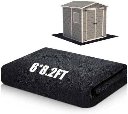 Shed Floor Mat 6 x 8.2 ft, PE Backing by Kedauud