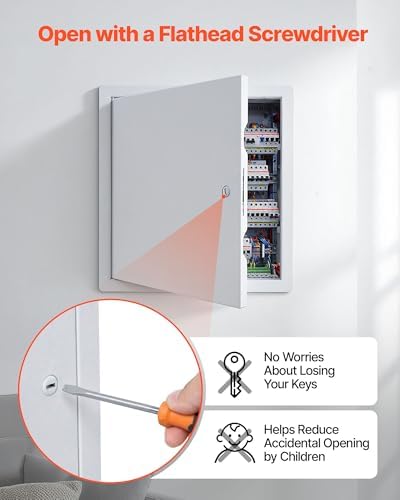 VEVOR Access Panel for Drywall, 19.2 x 19.2 in Galvanized Steel Access Door - Image 5