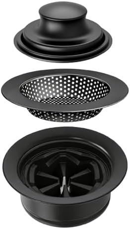 Garbage Disposal Flange 5-Piece Kit, 3.5" Putty-Free Leak-Proof Sink Stopper by - Image 6