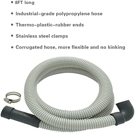 TTFLEX 8FT Dishwasher Drain Hose - Image 3