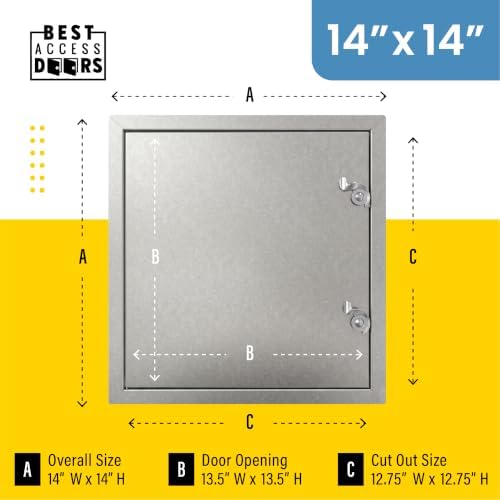 Best 14" x 14" Hinged Duct Access Panel - Image 2