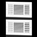 2PK 12x6 Ceiling Vent Cover for Wall 12x6 Ducts, 3 Way Ceiling Register by EXCELFU