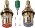 Brass Faucet Cartridge Replacement Kit M20 x 1.5 Ceramic Valve Pair by Unknown