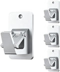 Universal Curtain Rod Holders, No Drill Curtain Rod Brackets, Self Adhesive by EKOTTOK
