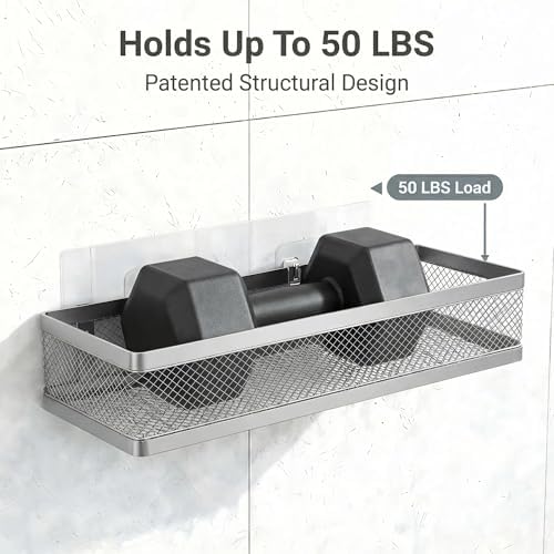 PUSDON 5-in-1 16.5" Extra Long Slim Wall Mount Wrapped Mesh Kitchen Organizer & - Image 4
