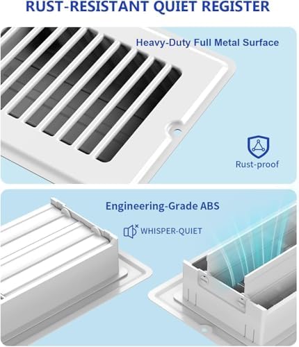 6x10 Floor Register, Air Vent Covers - Image 4